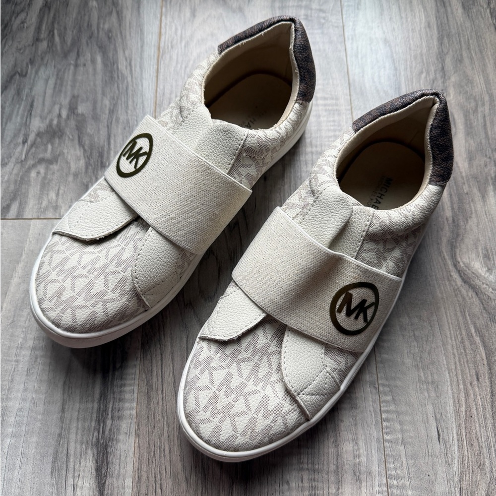 Michael Kors Kids Jordana Gore‎ slip-on sneakers MK Logo